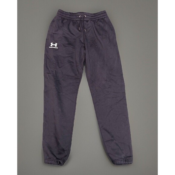 Under Armour UA Icon Joggers Fleece Jogger Sweatpants Black Size Medium NWT - Picture 1 of 6